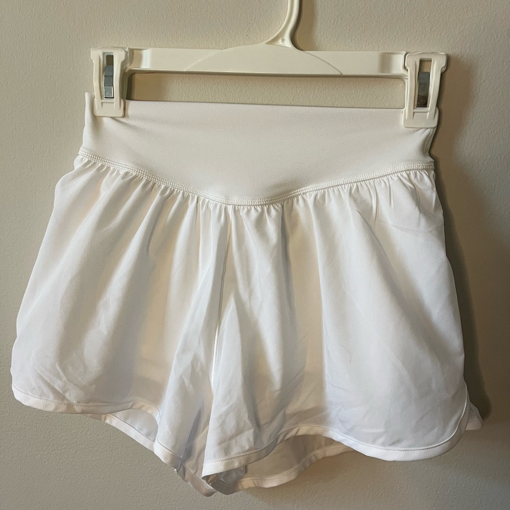 Aerie offline new with tags white athletic shorts.